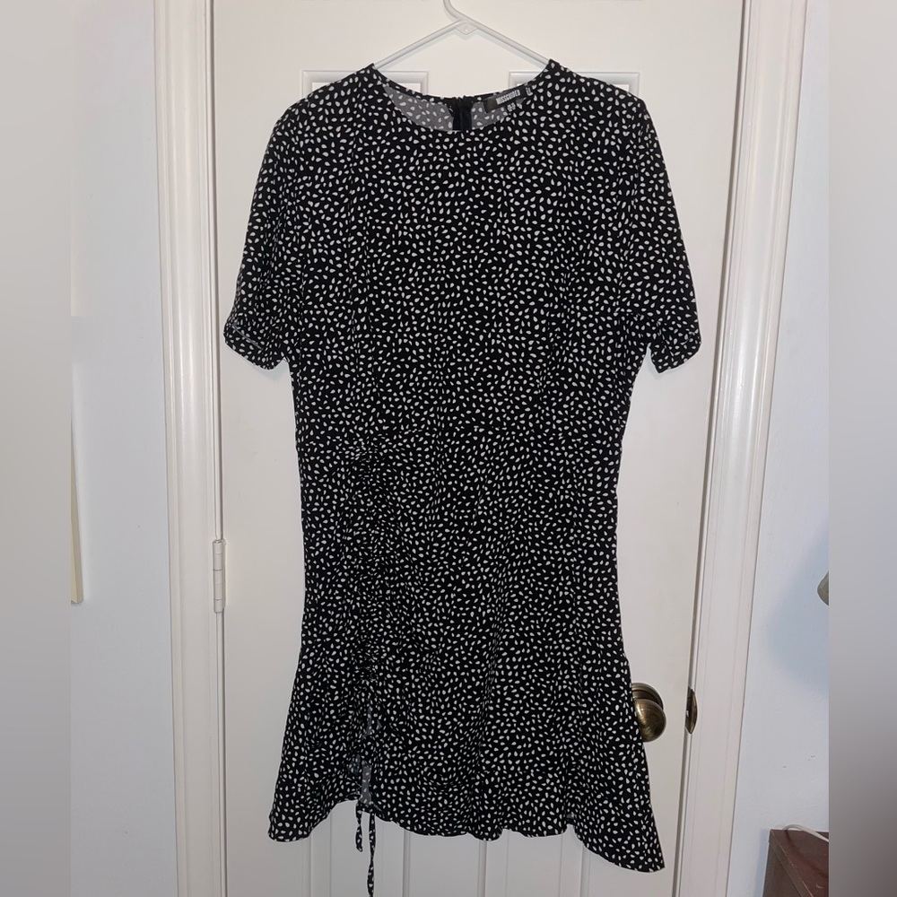 Ruched Ruffle Dress - Picture 8 of 11